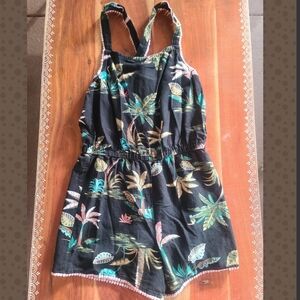 Old Navy girls romper tropical size XL
